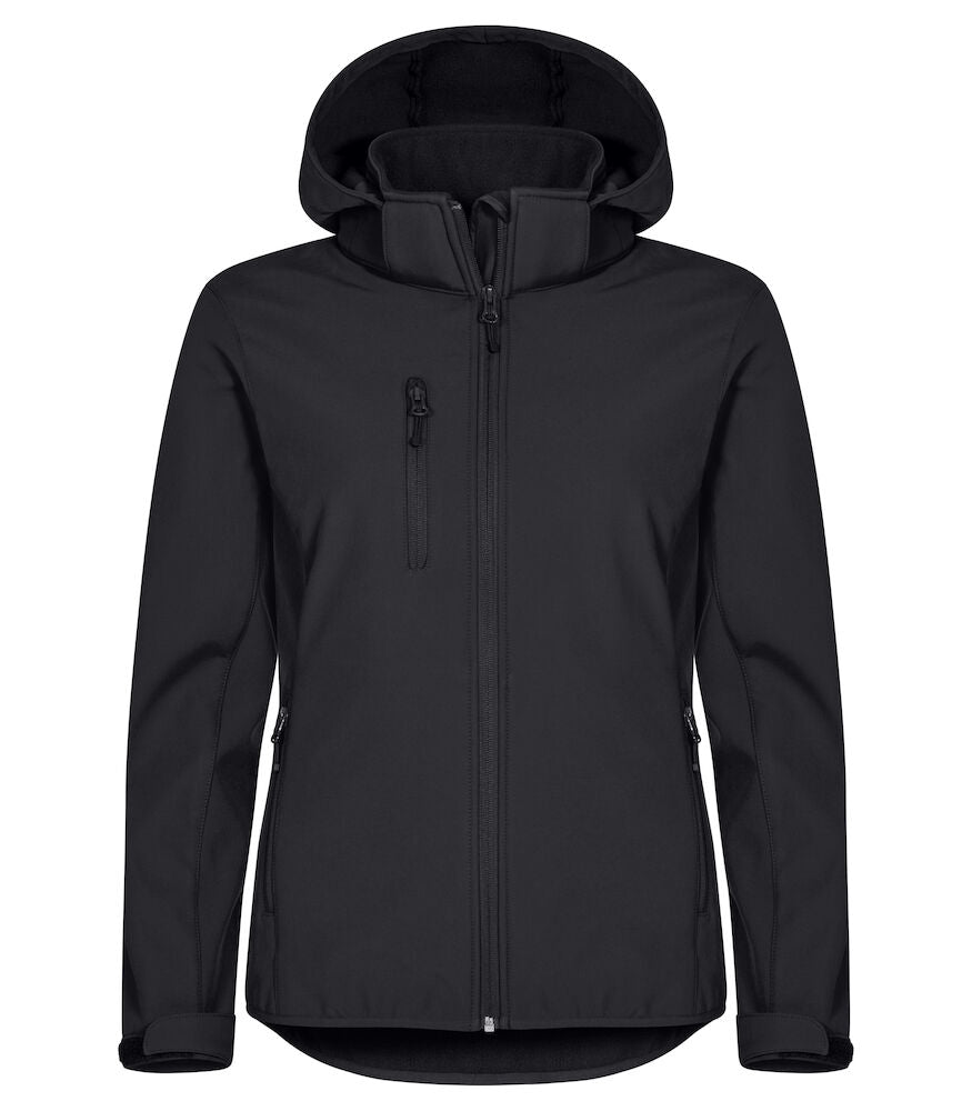 Classic Softshell Hoody Women Black 0200917