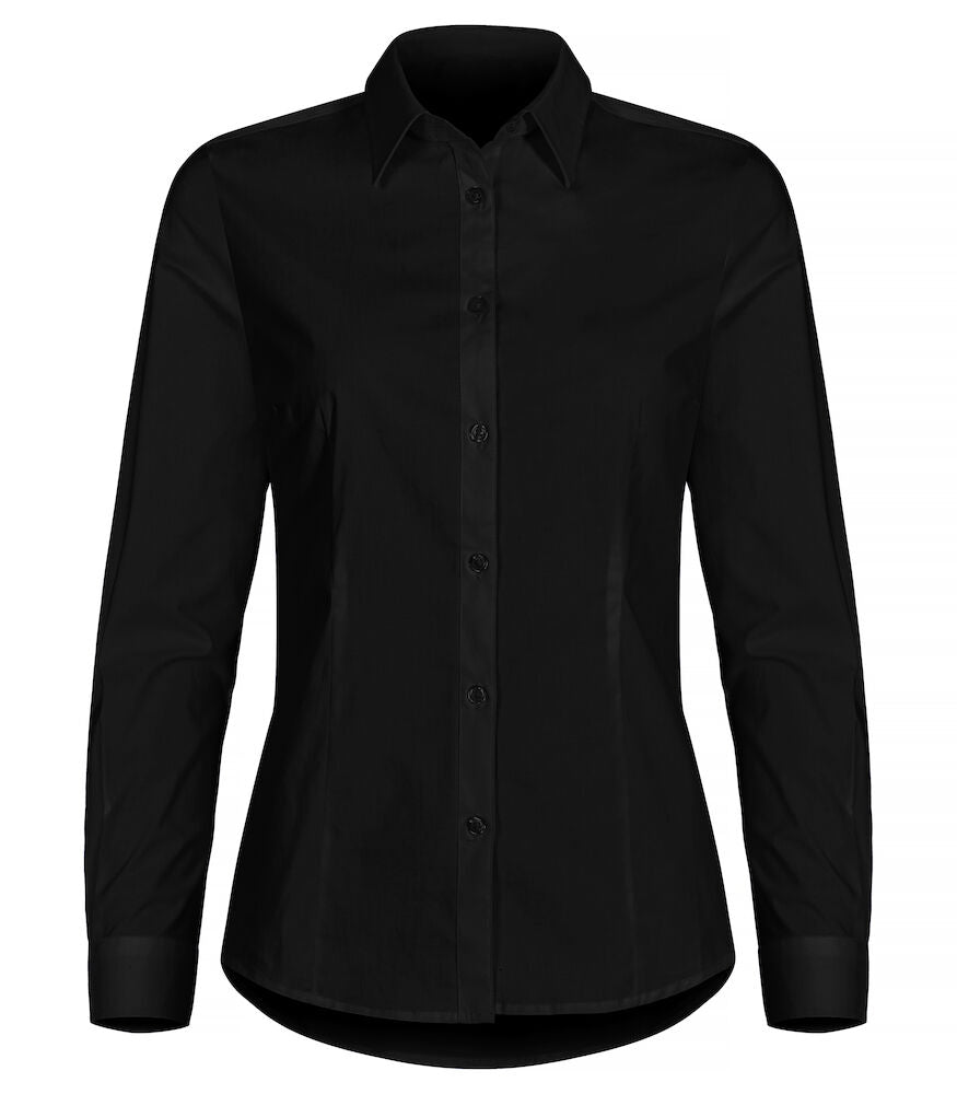 Stretch Shirt Women Black 027961