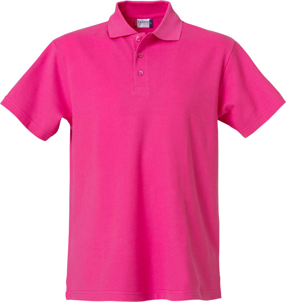 Basic Polo Bright Cerise