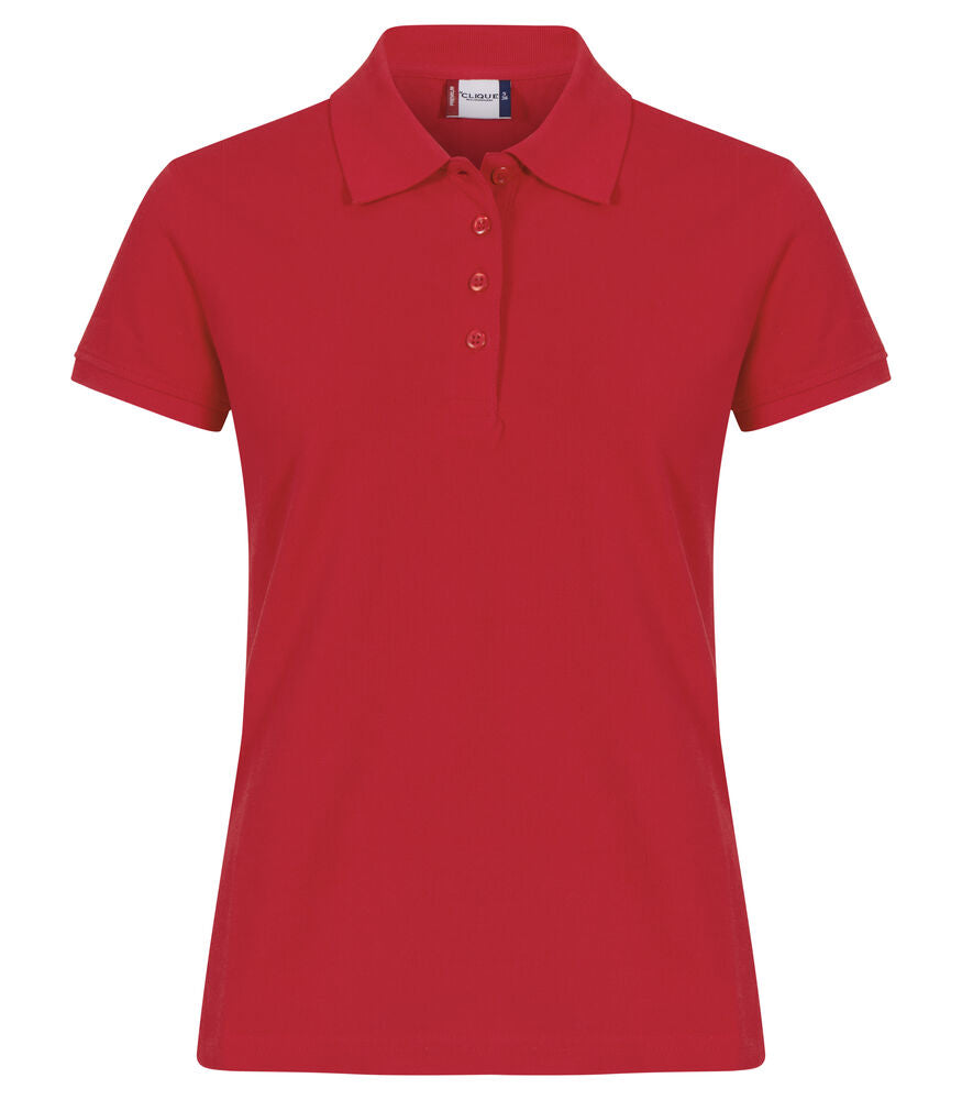Heavy Premium Polo Women Red