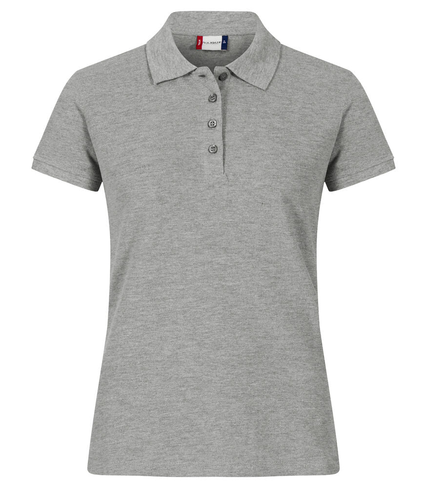 Heavy Premium Polo Women Grey Melange