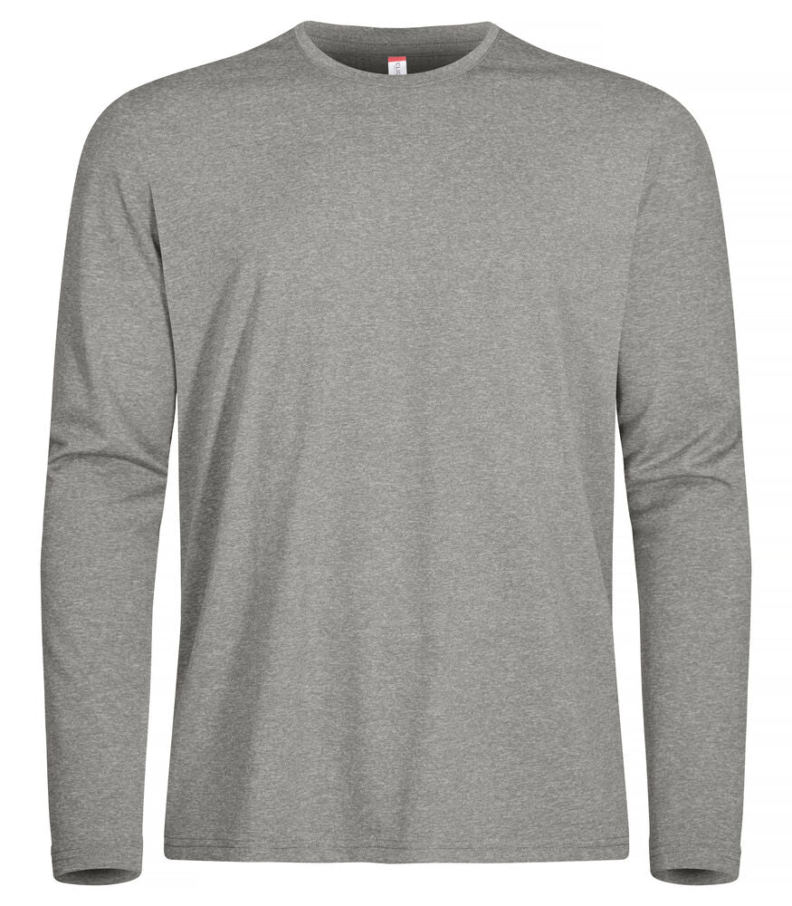 Basic Active-T L/S Grey Melange