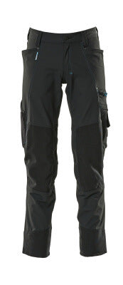 Mascot ADVANCED Work Trousers with kneepad pockets - 17179 Black - Ultimate Stretch Trousers