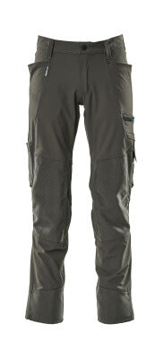 Mascot ADVANCED Work Trousers with kneepad pockets - 17179 Dark Anthracite - Ultimate Stretch Trousers