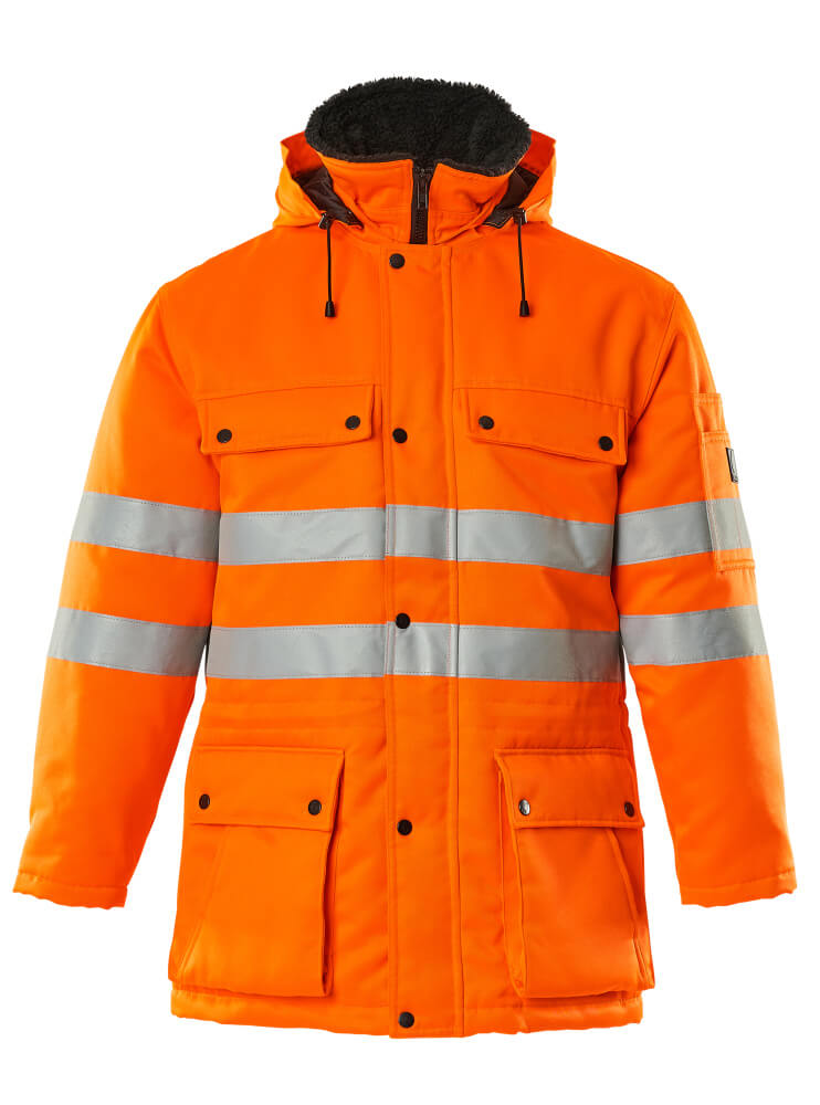 Mascot SAFE ARCTIC Quebec Parka Jacket 00510 hi-vis orange