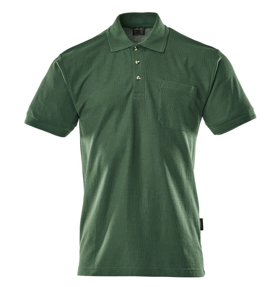 Mascot CROSSOVER Borneo Polo Shirt with chest pocket 00783 green