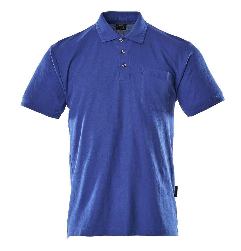 Mascot CROSSOVER Borneo Polo Shirt with chest pocket 00783 royal