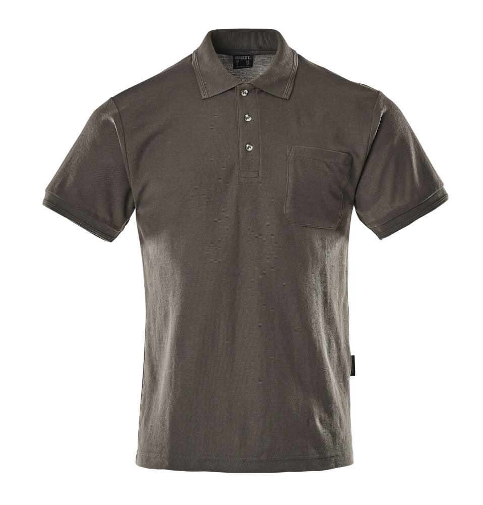 Mascot CROSSOVER Borneo Polo Shirt with chest pocket 00783 dark anthracite
