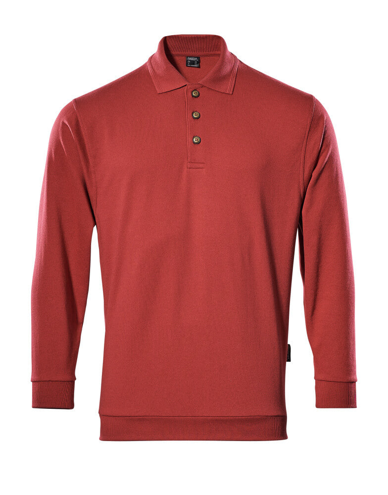 Mascot CROSSOVER Trinidad Polo Sweatshirt 00785 red