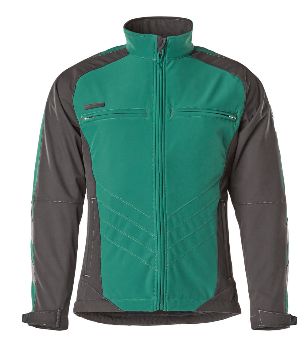 Mascot UNIQUE Dresden Softshell Jacket 12002 green/black