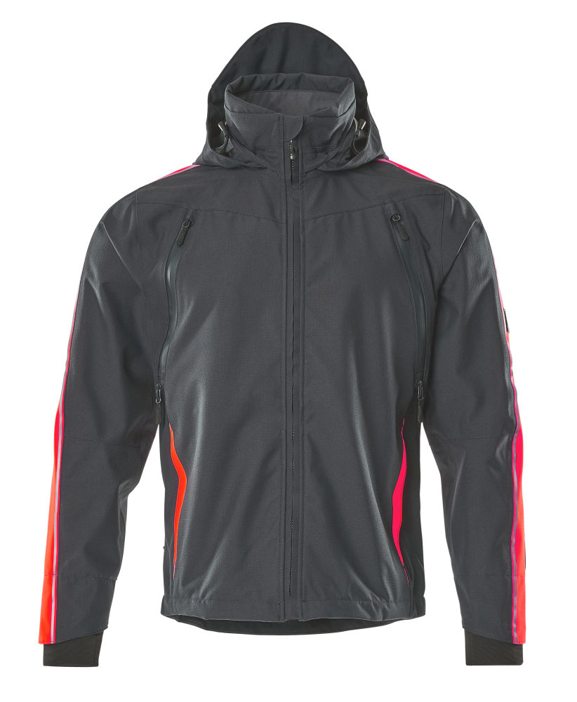 Mascot HARDWEAR Gandia Outer Shell Jacket 15001 dark anthracite/hi-vis red