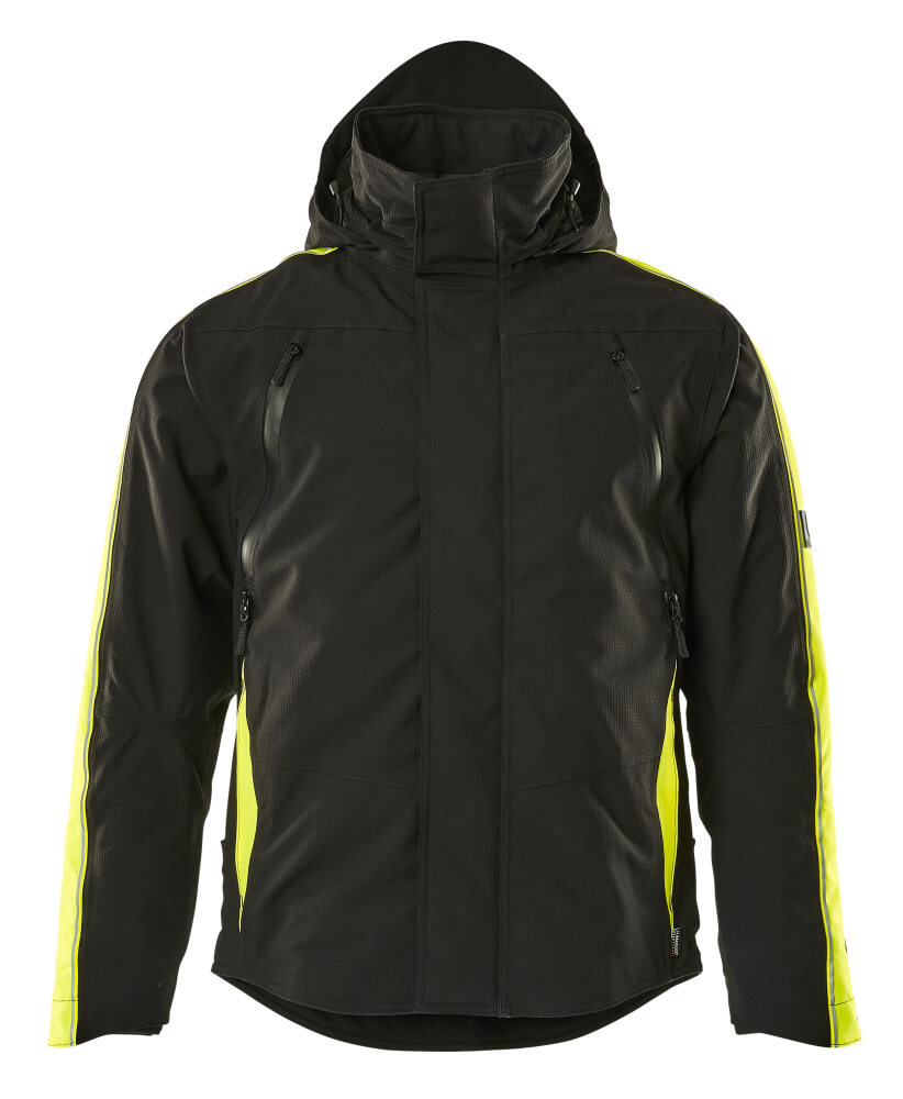Mascot HARDWEAR Tolosa Winter Jacket 15035 black/hi-vis yellow