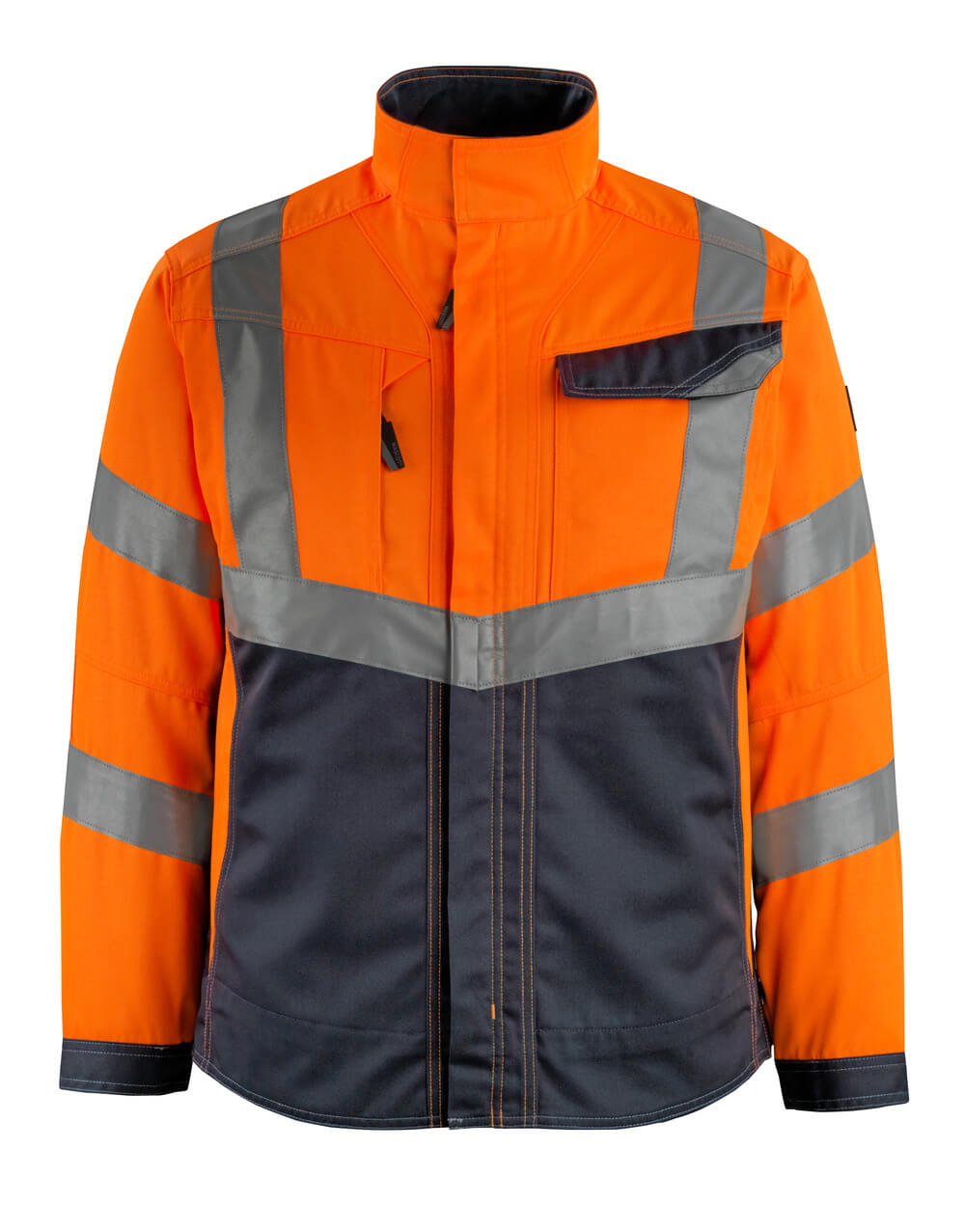 Mascot SAFE SUPREME Oxford Jacket 15509 hi-vis orange/dark navy