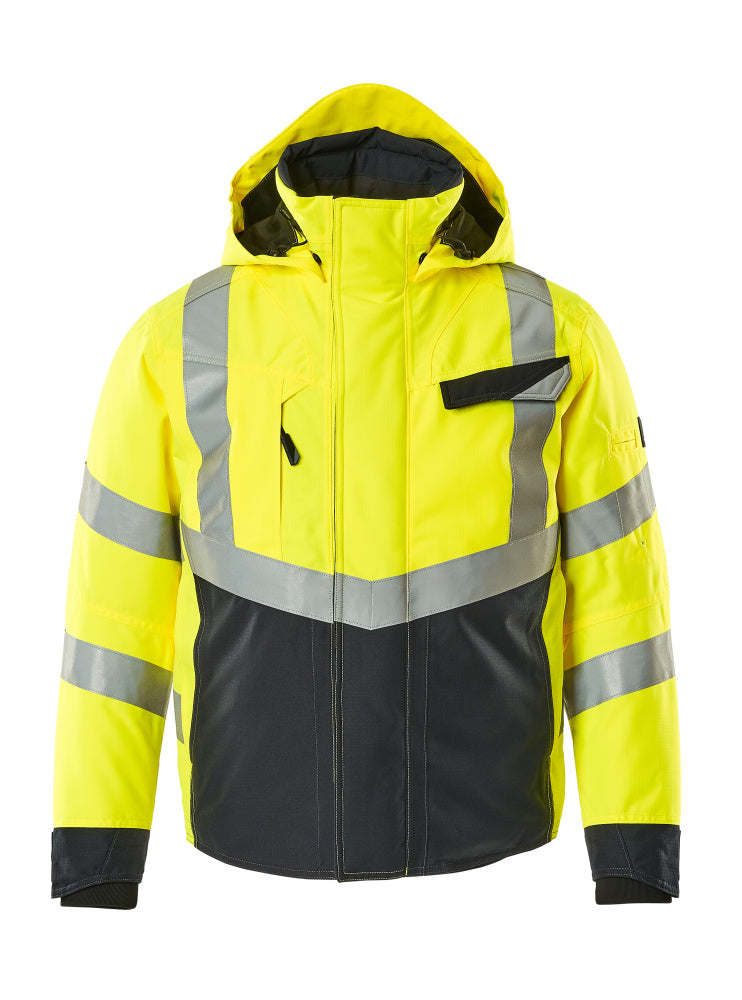 Mascot SAFE SUPREME Hastings Winter Jacket 15535 hi-vis yellow/dark navy