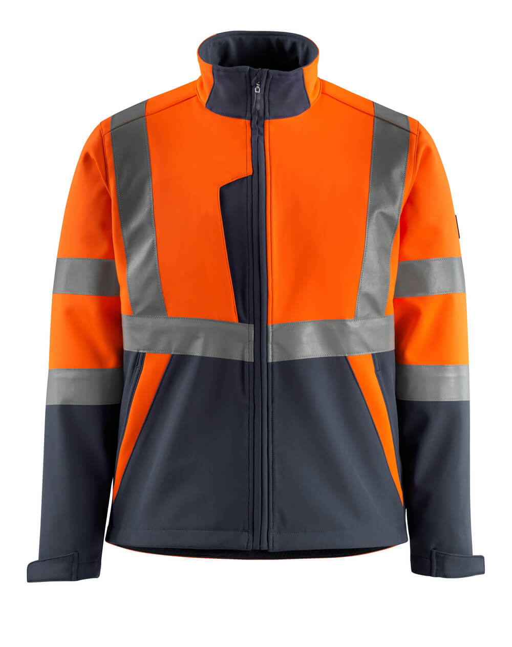 Mascot SAFE LIGHT Kiama Softshell Jacket 15902 hi-vis orange/dark navy