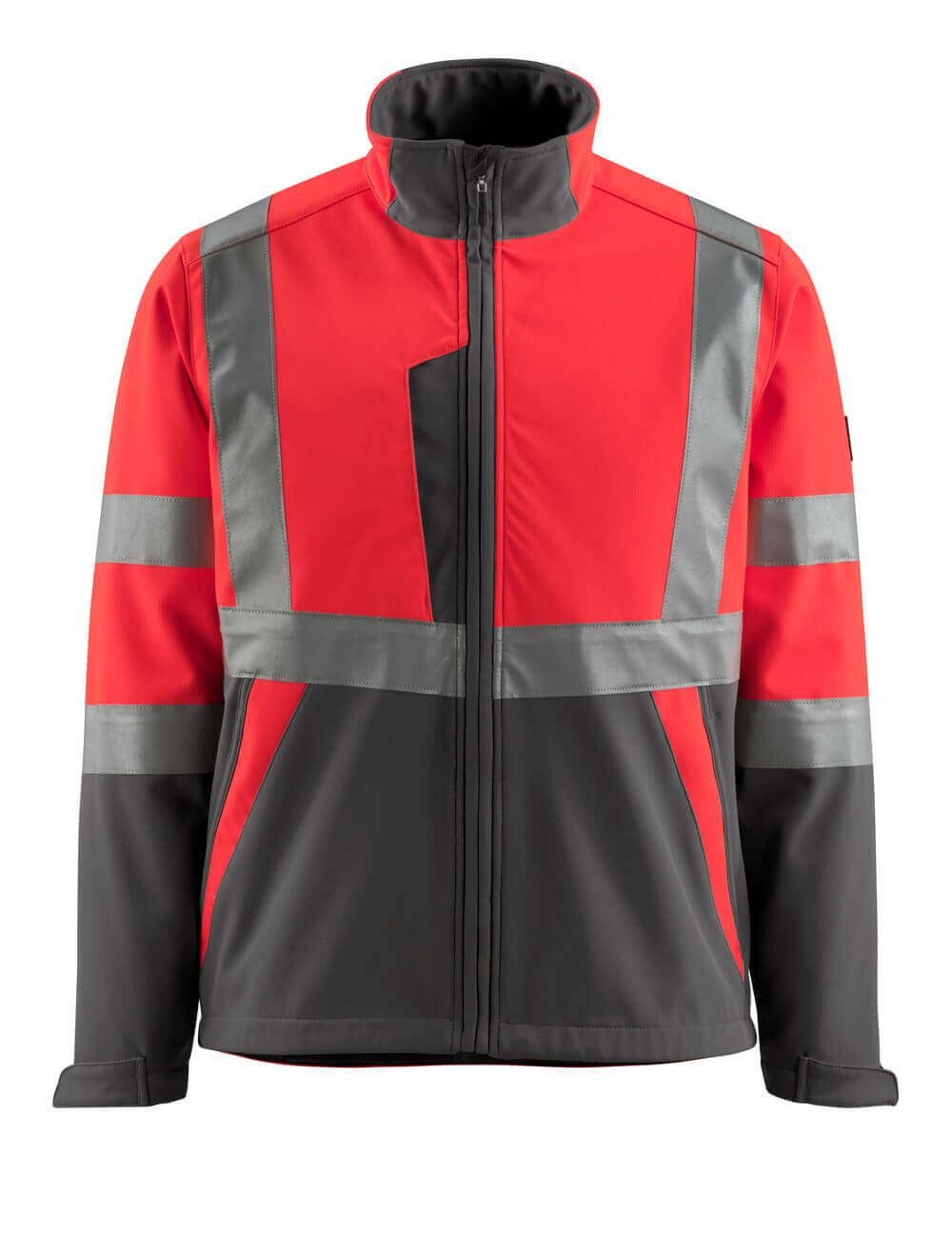 Mascot SAFE LIGHT Kiama Softshell Jacket 15902 hi-vis red/dark anthracite