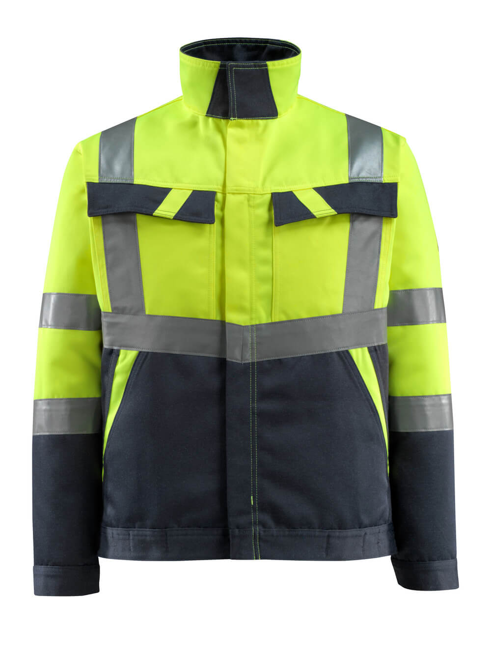 Mascot SAFE LIGHT Forster Jacket 15909 hi-vis yellow/dark navy
