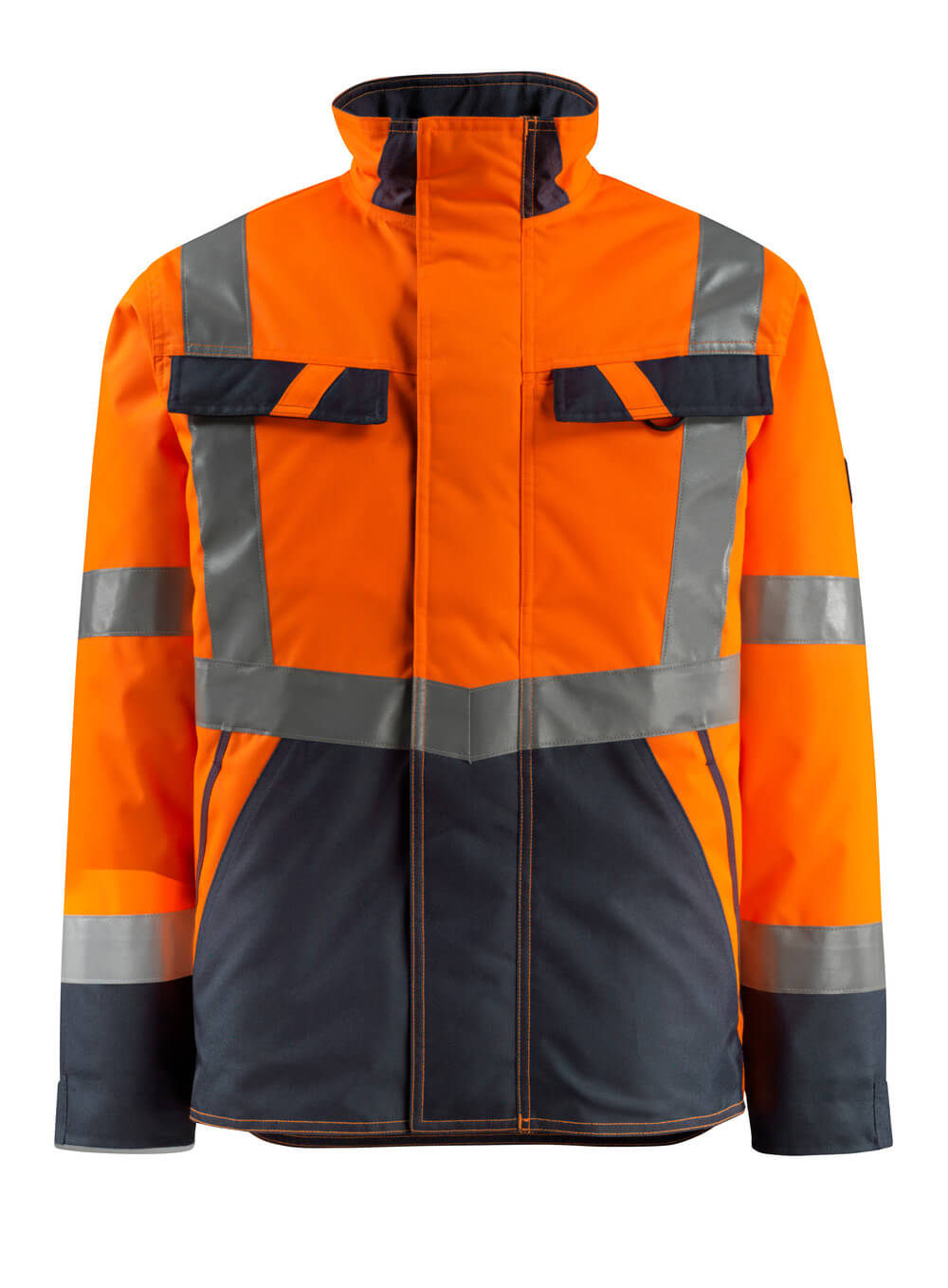 Mascot SAFE LIGHT Penrith Winter Jacket 15935 hi-vis orange/dark navy