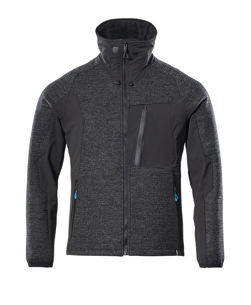 Mascot ADVANCED Knitted Jacket with zipper 17105 black