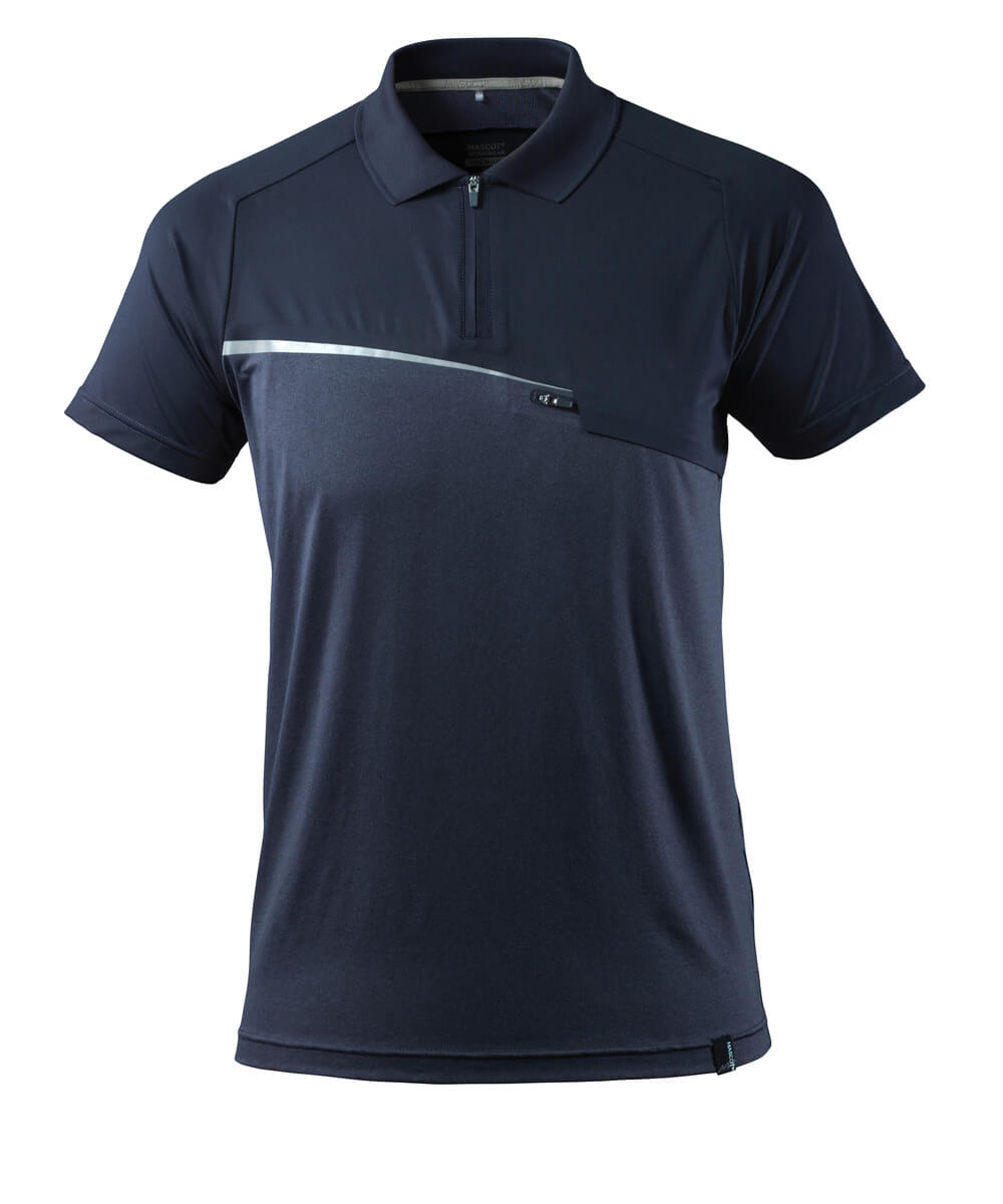 Mascot ADVANCED Polo Shirt with chest pocket 17283 dark navy
