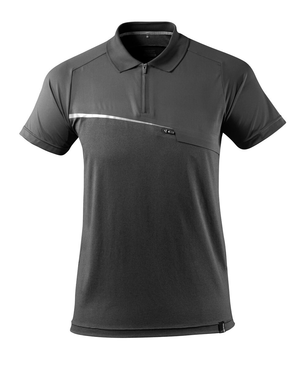 Mascot ADVANCED Polo Shirt with chest pocket 17283 dark anthracite