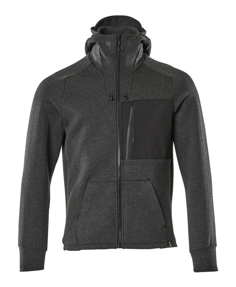 Mascot ADVANCED Hoodie with zipper 17384 black