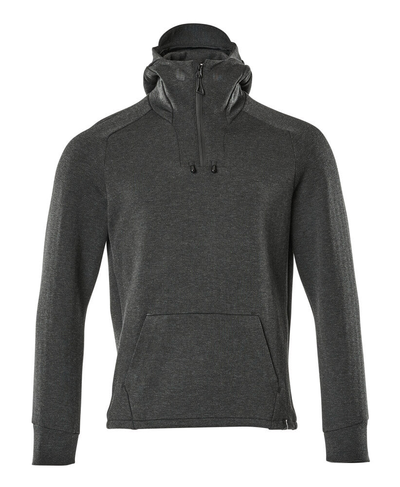 Mascot ADVANCED Hoodie with half zip 17684 black