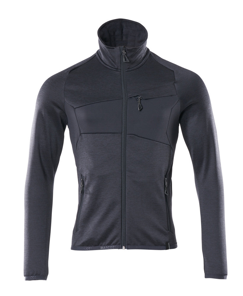 Mascot ACCELERATE Fleece Jumper with zipper 18103 dark navy