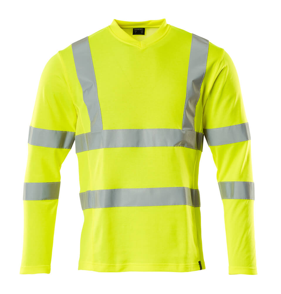 Mascot SAFE CLASSIC T-shirt, long-sleeved 18281 hi-vis yellow