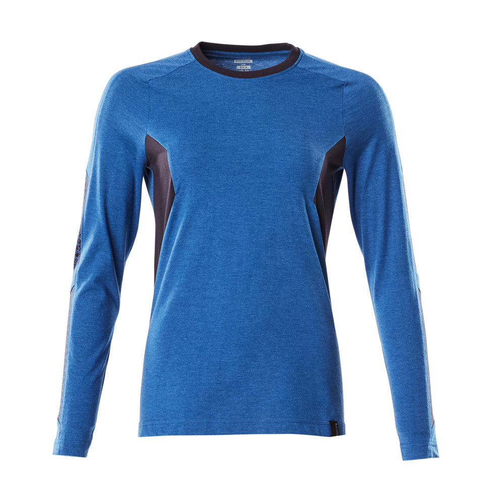 Mascot ACCELERATE T-shirt, long-sleeved 18391 azure blue/dark navy