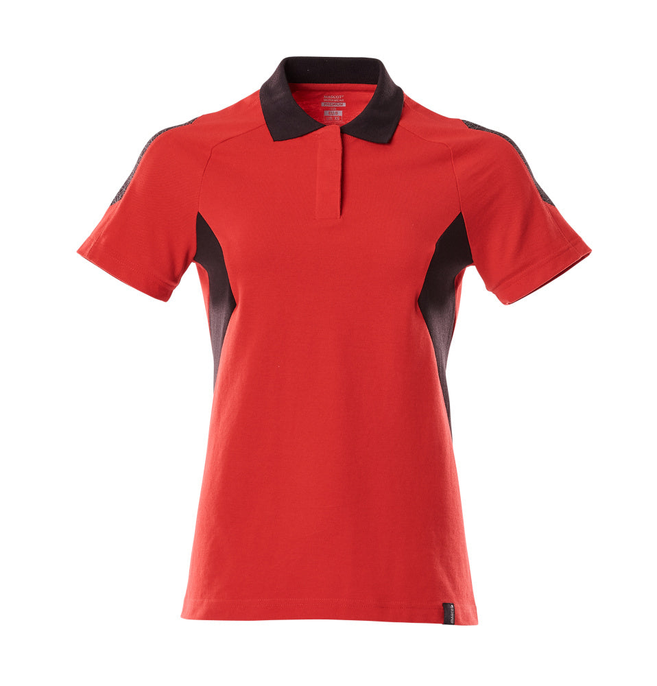 Mascot ACCELERATE Polo shirt 18393 traffic red/black