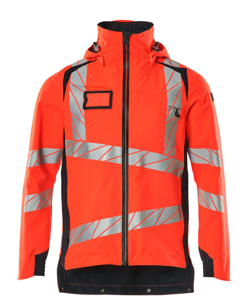 Mascot ACCELERATE SAFE Outer Shell Jacket 19001 hi-vis red/dark navy