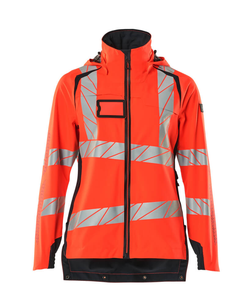 Mascot ACCELERATE SAFE Outer Shell Jacket 19011 hi-vis red/dark navy