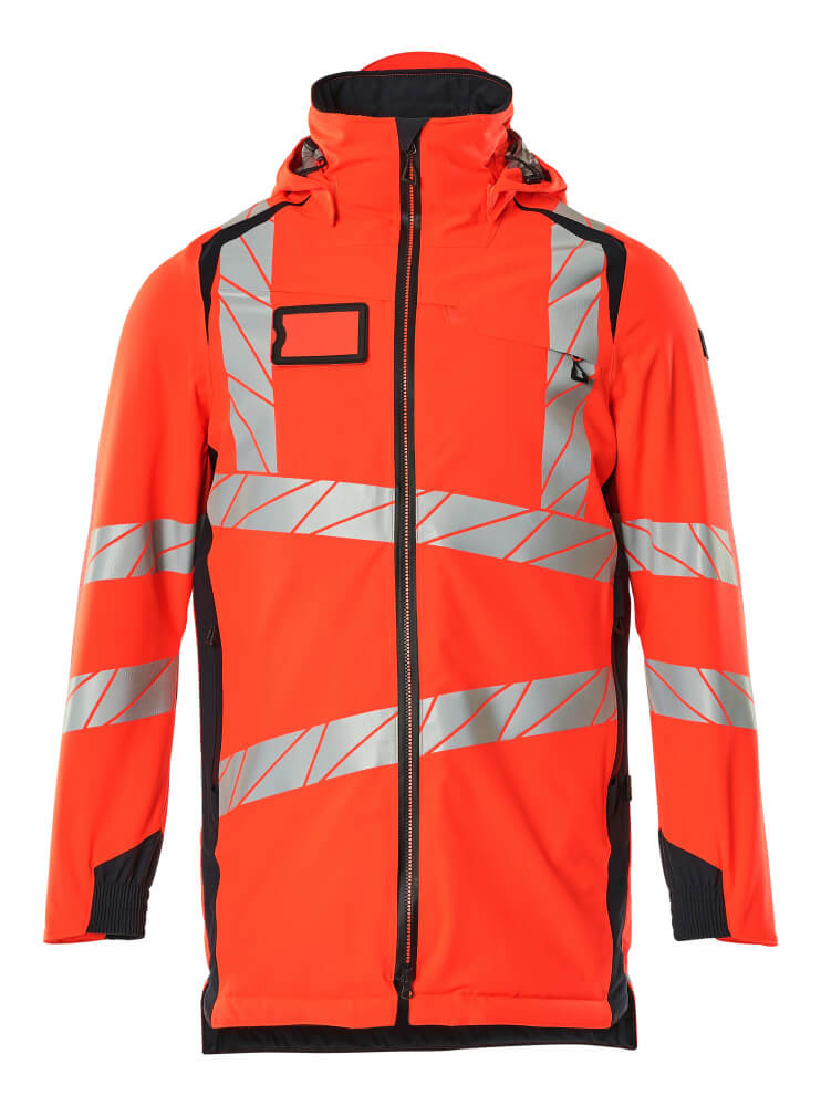 Mascot ACCELERATE SAFE Parka Jacket 19030 hi-vis red/dark navy