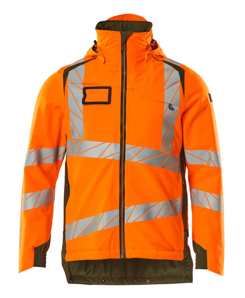 Mascot ACCELERATE SAFE Winter Jacket 19035 hi-vis orange/moss green