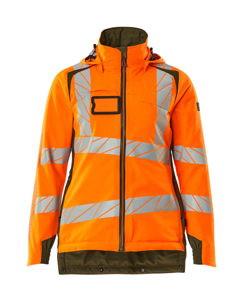 Mascot ACCELERATE SAFE Winter Jacket 19045 hi-vis orange/moss green