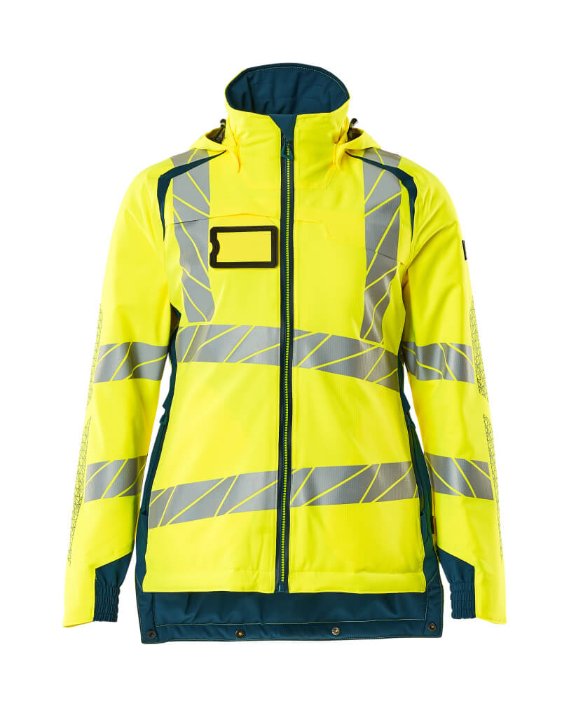 Mascot ACCELERATE SAFE Winter Jacket 19045 hi-vis yellow/dark petroleum