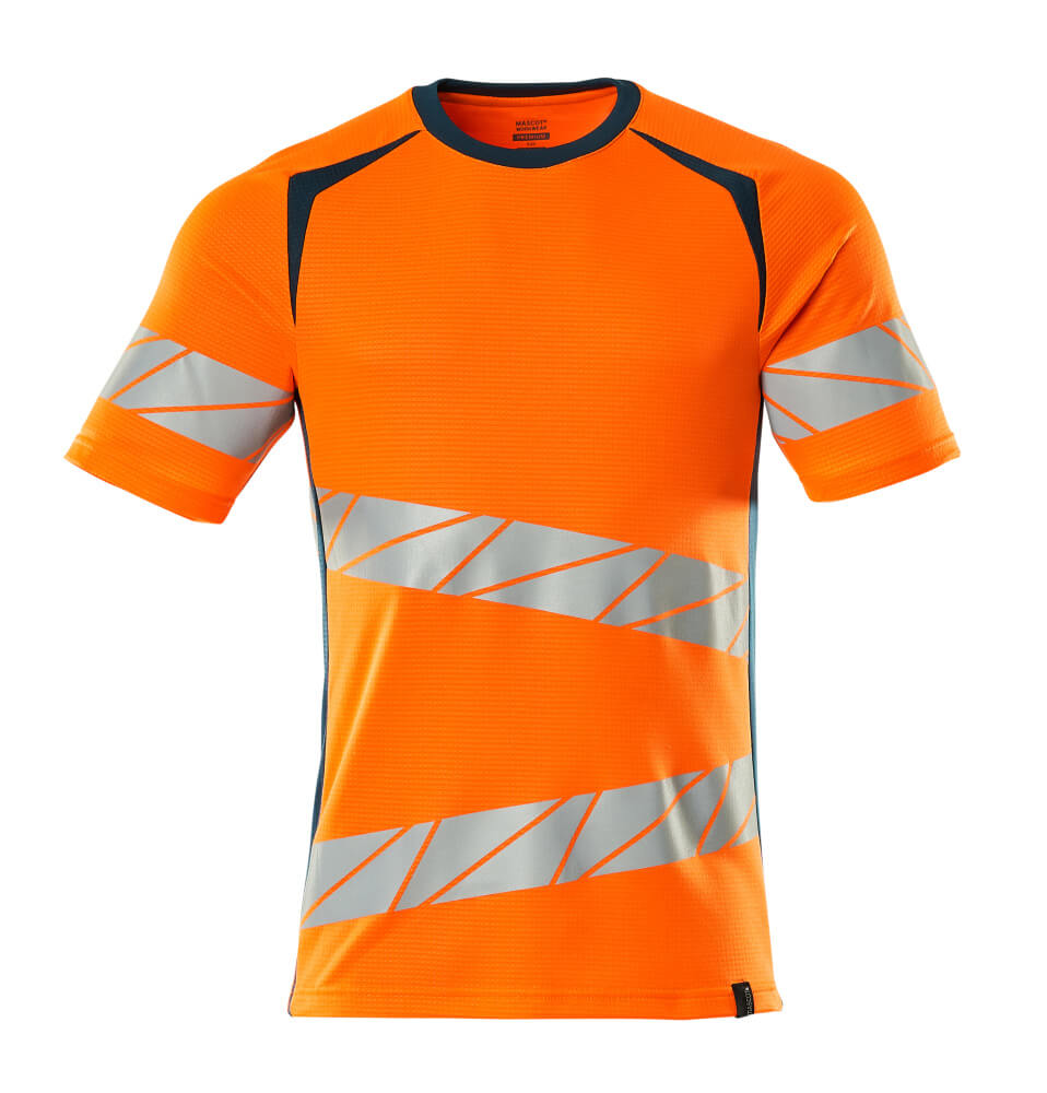 Mascot ACCELERATE SAFE T-shirt 19082 hi-vis orange/dark petroleum