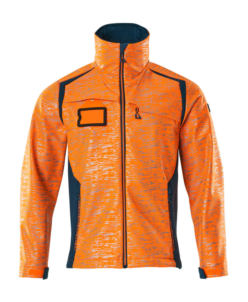Mascot ACCELERATE SAFE Softshell Jacket 19202 hi-vis orange/dark petroleum