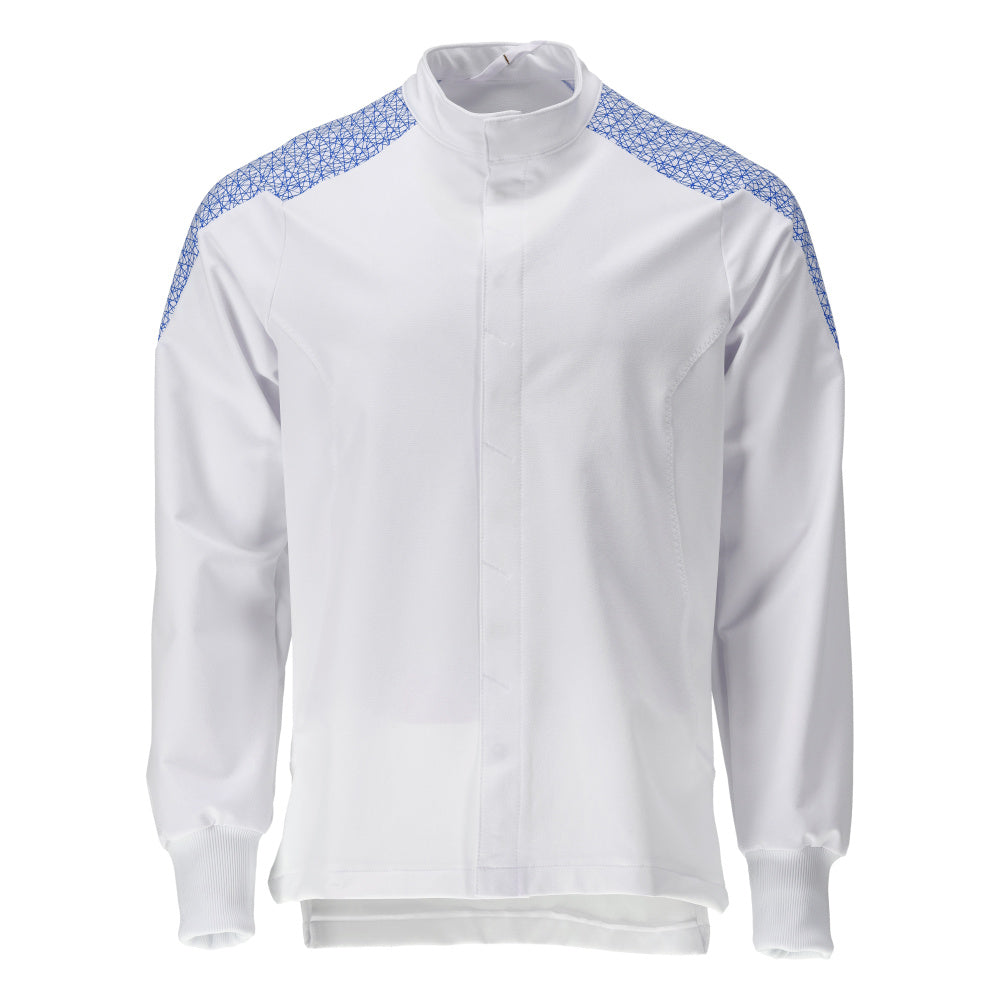 Mascot FOOD & CARE Jacket 20054 white/azure blue