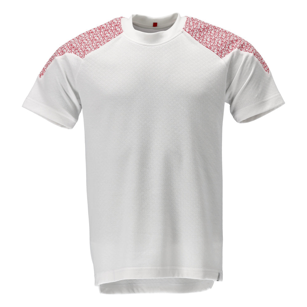 Mascot FOOD & CARE Short Sleeve T-shirt 20082 white/traffic red