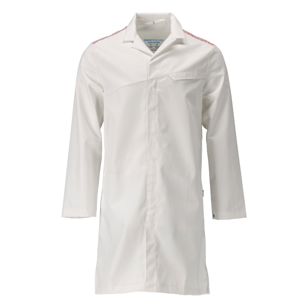 Mascot FOOD & CARE Coat, long 20354 white/traffic red
