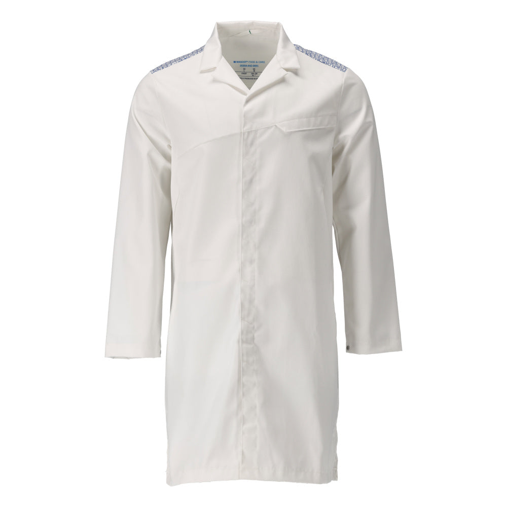 Mascot FOOD & CARE Coat, long 20354 white/azure blue