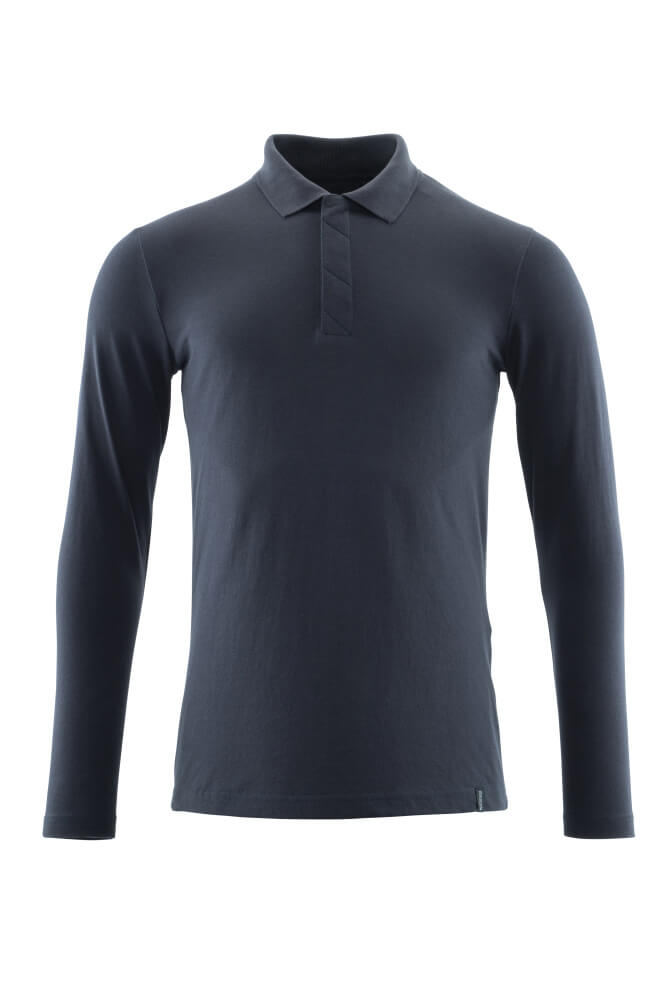 Mascot CROSSOVER Polo Shirt, long-sleeved 20483 dark navy