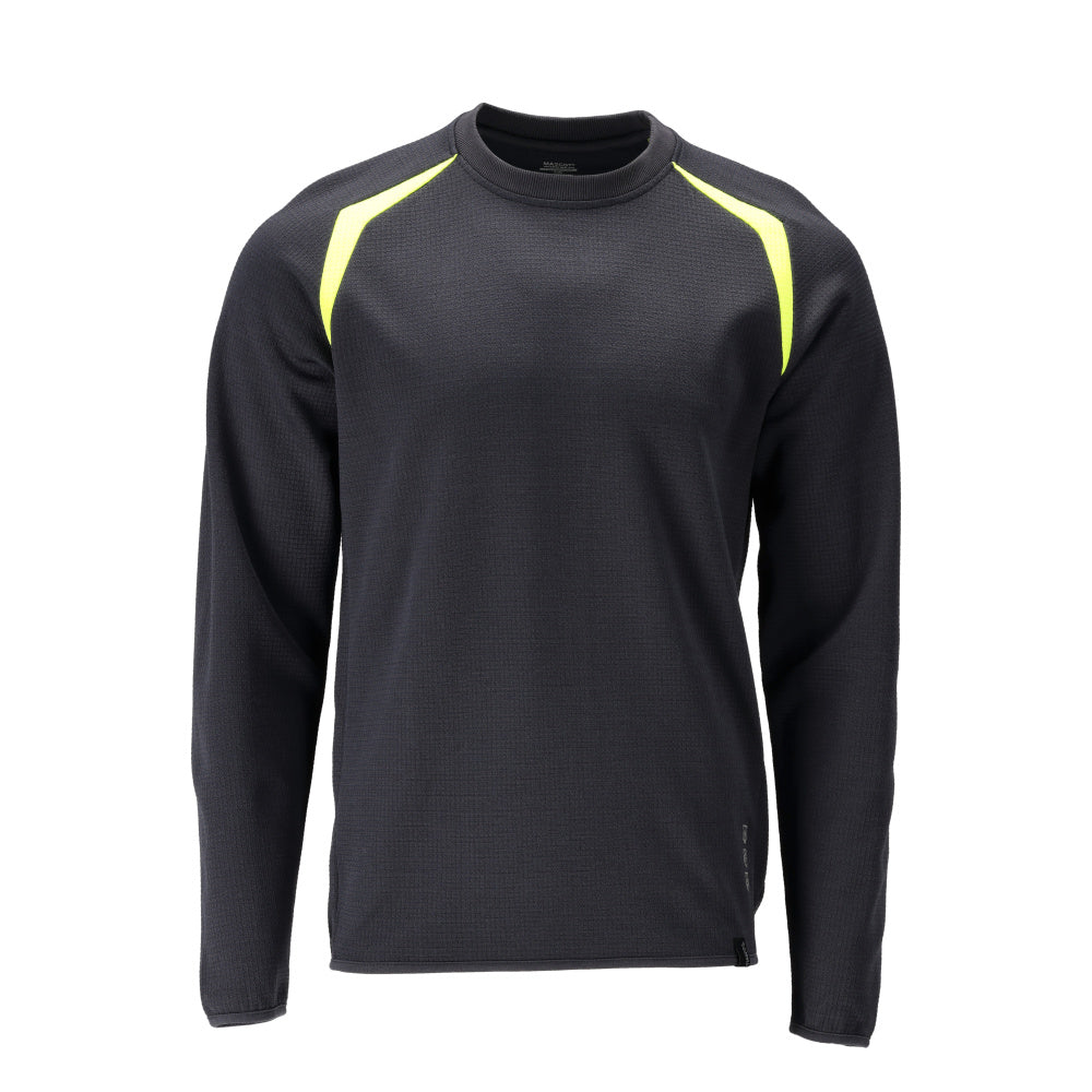 Mascot ACCELERATE MULTISAFE Sweatshirt 21584 dark navy/hi-vis yellow