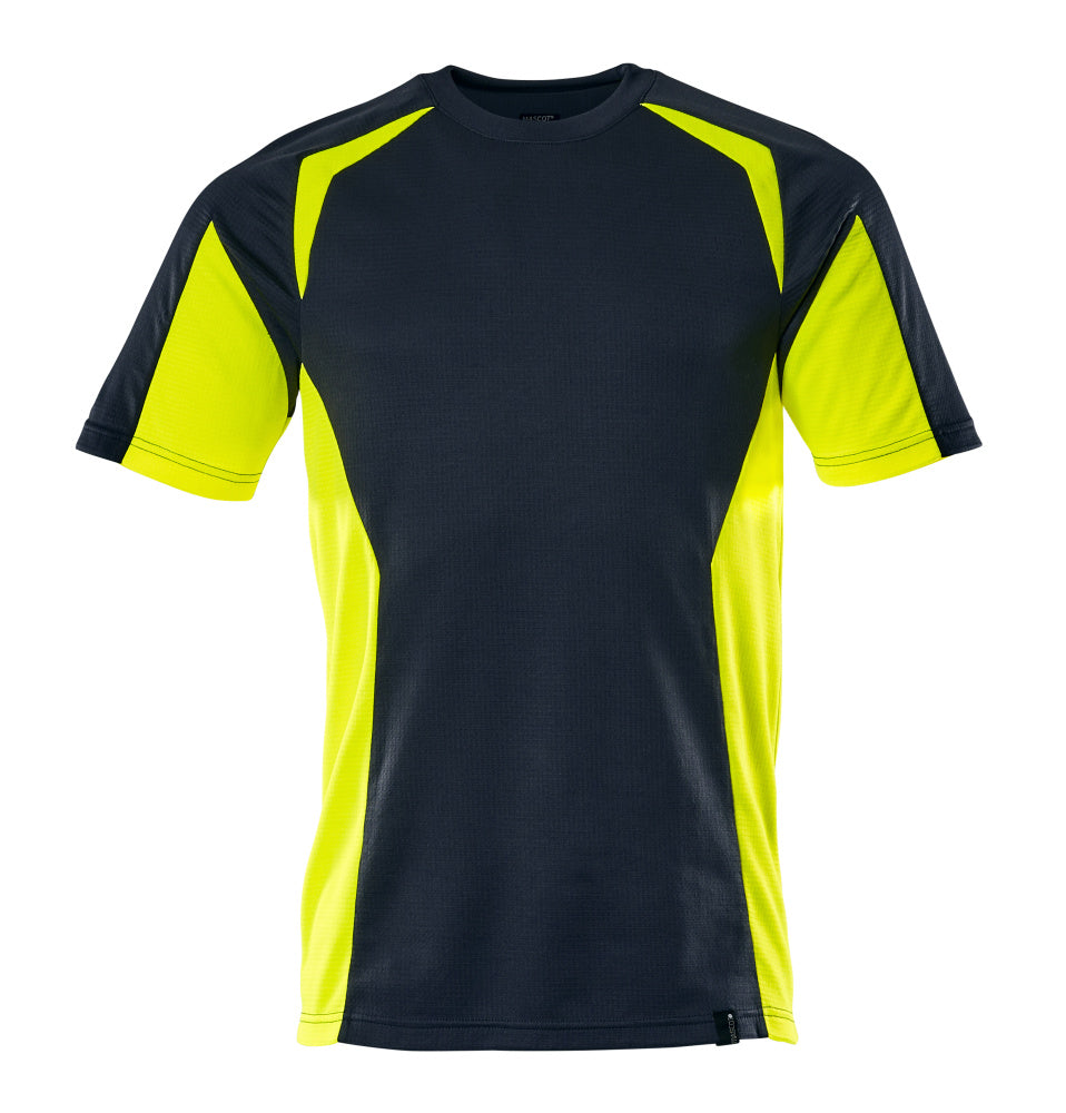 Mascot ACCELERATE SAFE T-shirt 22082 dark navy/hi-vis yellow