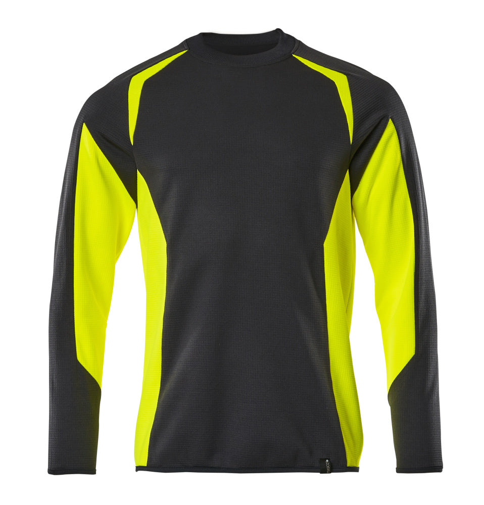 Mascot ACCELERATE SAFE Sweatshirt 22084 black/hi-vis yellow