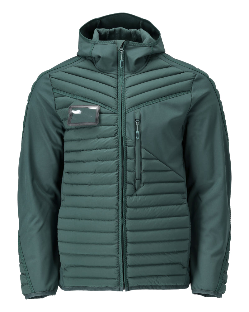 Mascot CUSTOMIZED Jacket with hood 22215 forest green