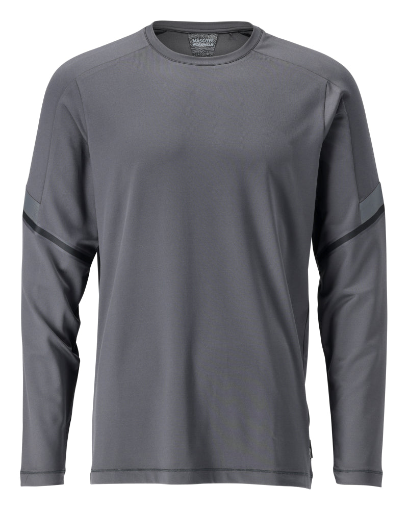 Mascot CUSTOMIZED T-shirt, long-sleeved 22281 stone grey