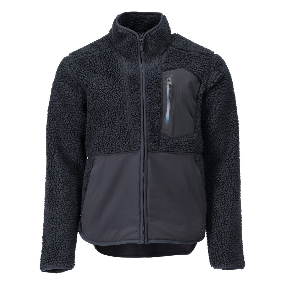 Mascot CUSTOMIZED Pile jacket with zipper 22303 dark navy